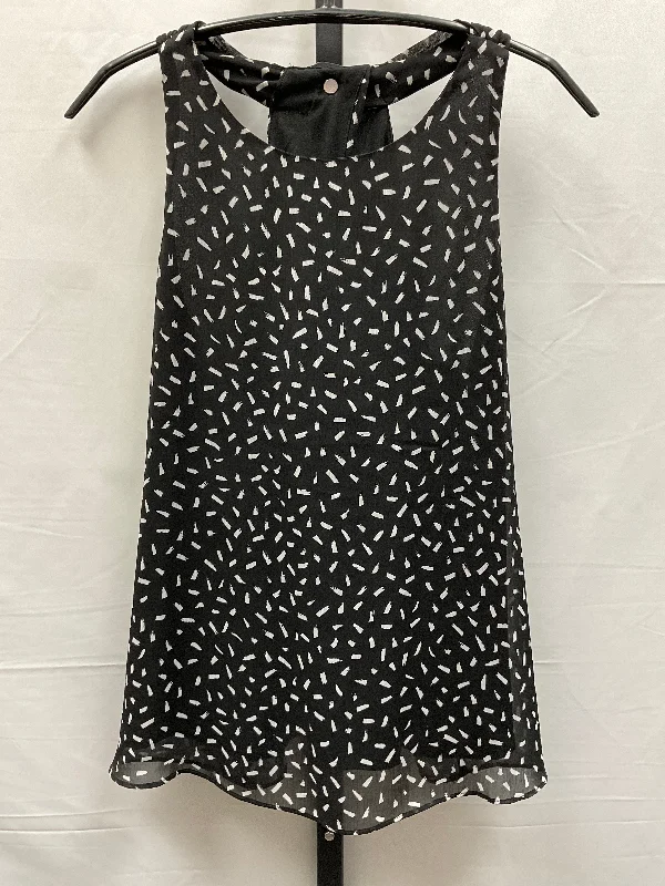 Black & White Top Sleeveless Banana Republic, Size Xs