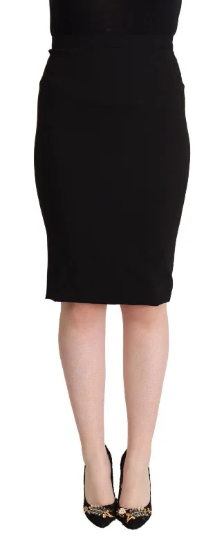 Dolce & Gabbana Chic High Waist Pencil Skirt in Women's