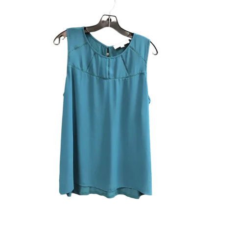 Green Top Sleeveless Loft, Size L