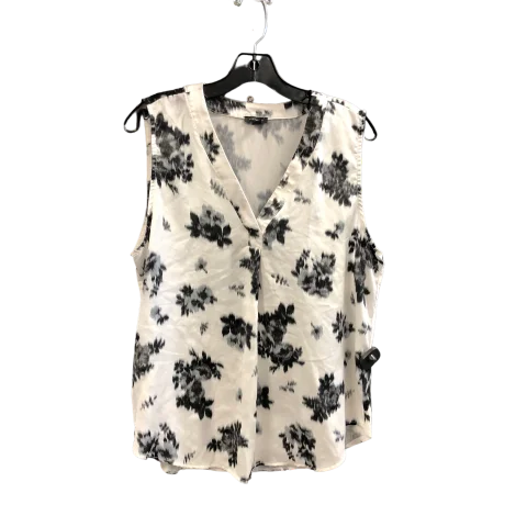 White Top Sleeveless Ann Taylor, Size L