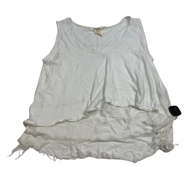 White Top Sleeveless We The Free, Size S