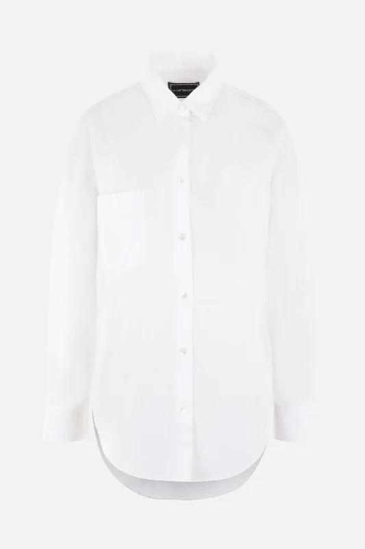 slim-fit poplin shirt