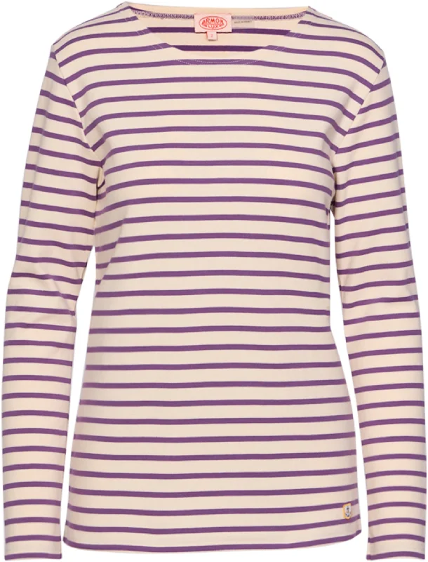 Interlock Long Sleeves Breton Striped Jersey - Women's|-|Marinière à manches longues Interlock - Femme