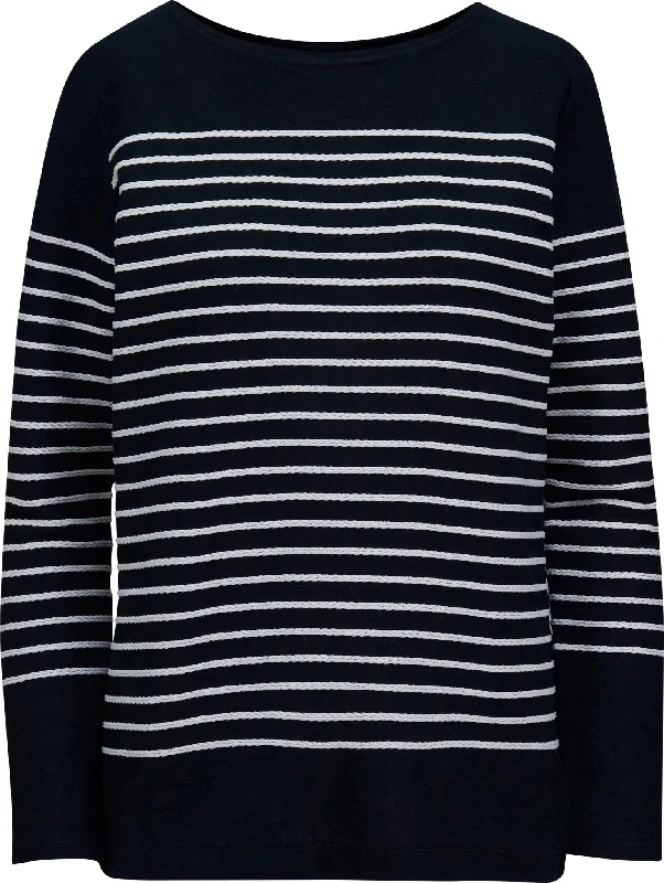 Arzal Fe Long Sleeves Breton Striped Jersey - Women's|-|Marinière en coton léger à manches longues Arzal Fe - Femme