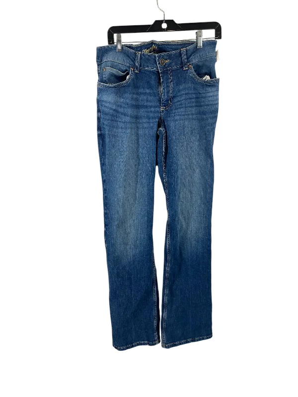 Jeans Boot Cut By Wrangler In Blue Denim, Size: 10