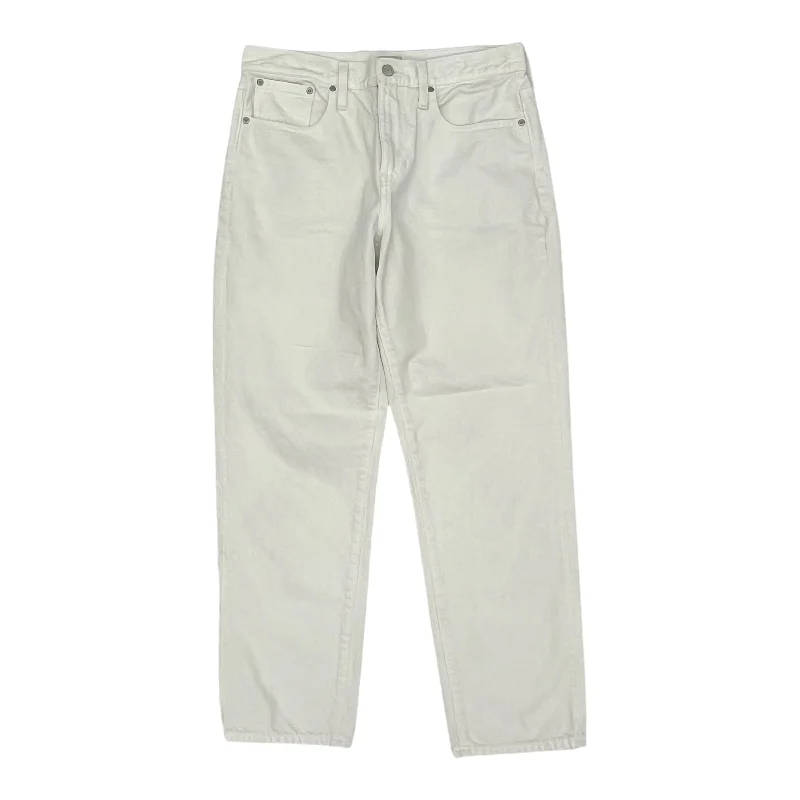 Jeans Boyfriend By J. Crew In White Denim, Size:6