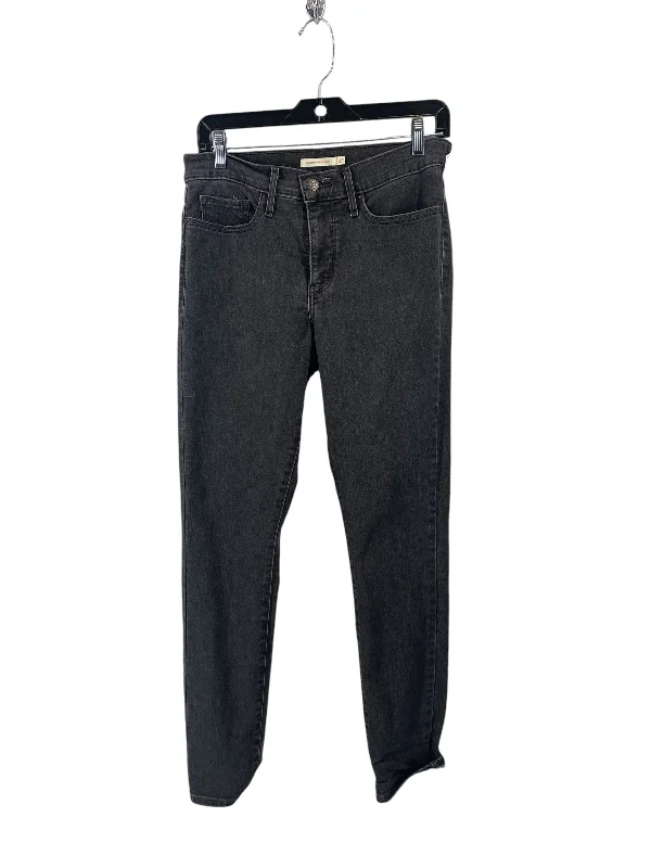 Jeans Skinny By Levis In Black, Size: 8