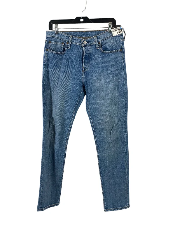 Jeans Skinny By Levis In Blue Denim, Size: 6