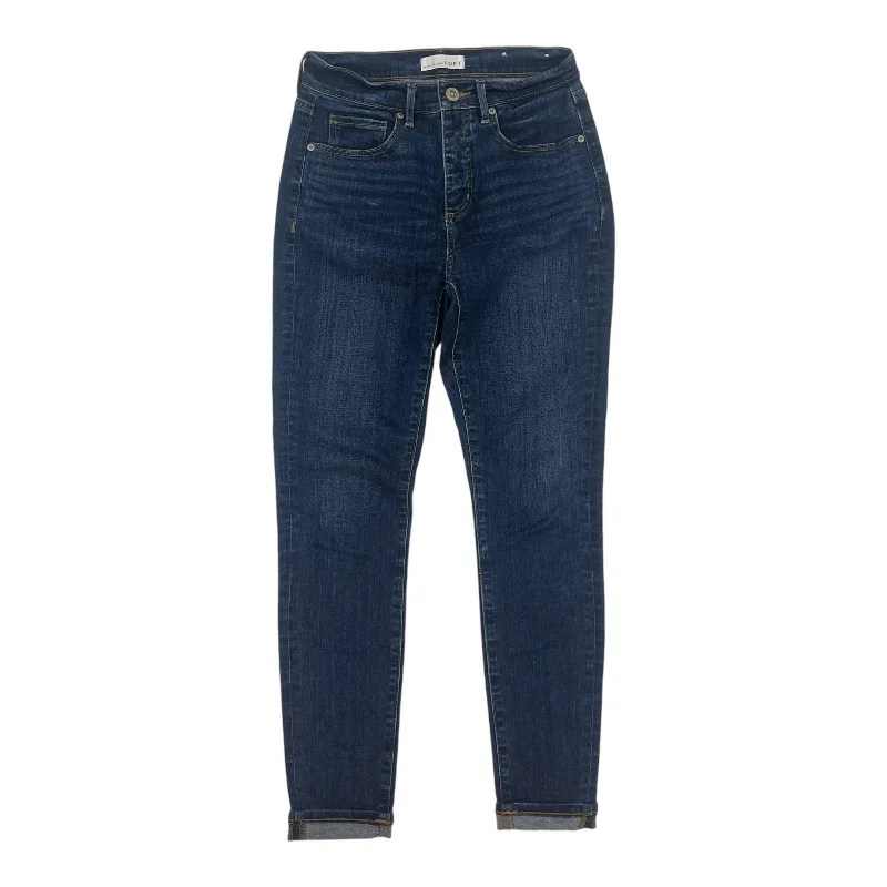 Jeans Skinny By Loft In Blue Denim, Size:2