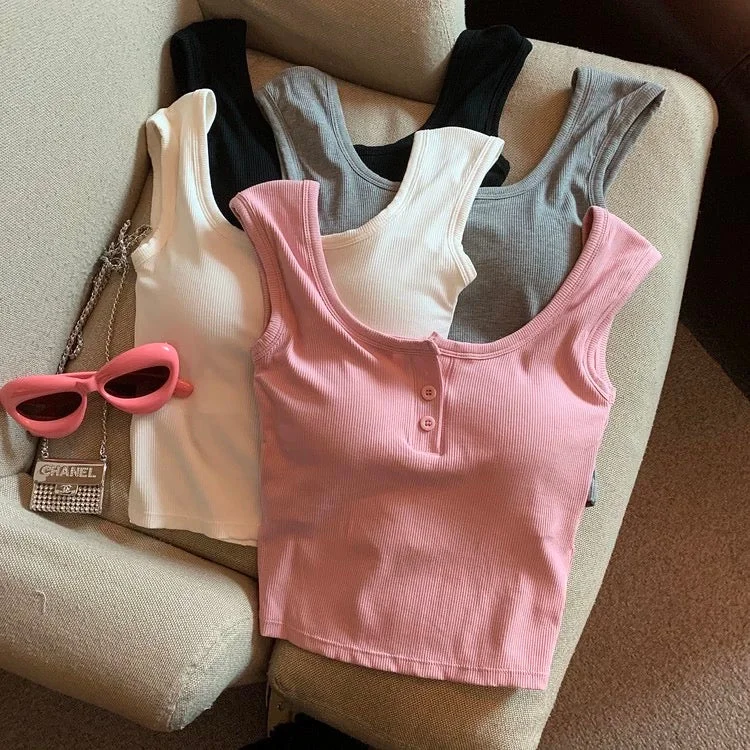 Maria Tank Tops with Inbuilt Bra