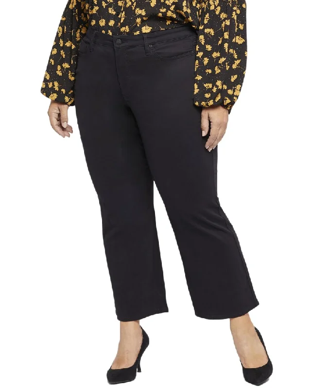 NYDJ Plus Julia Black Pearl Flare Jean