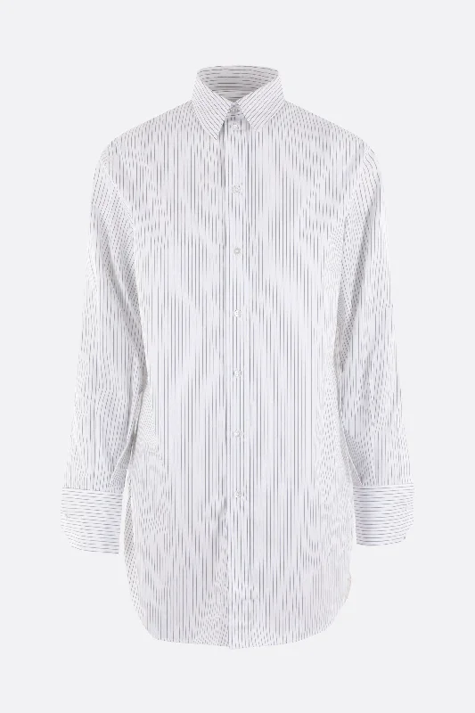 Marcella poplin long-fit shirt