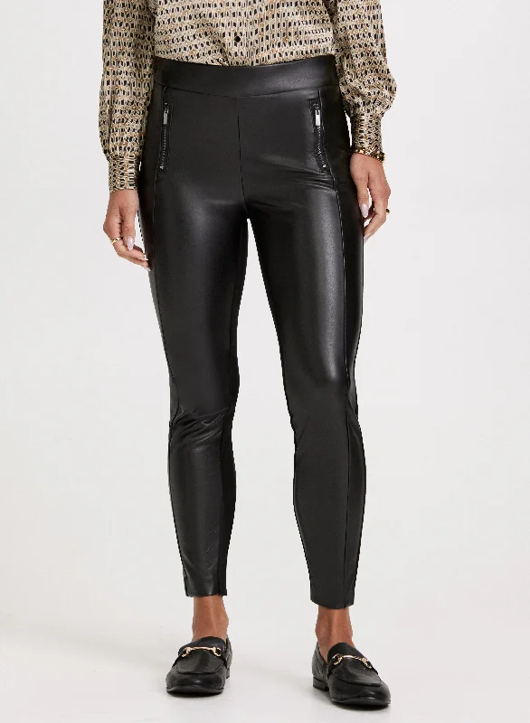 Chloe Vegan Leather Leggings