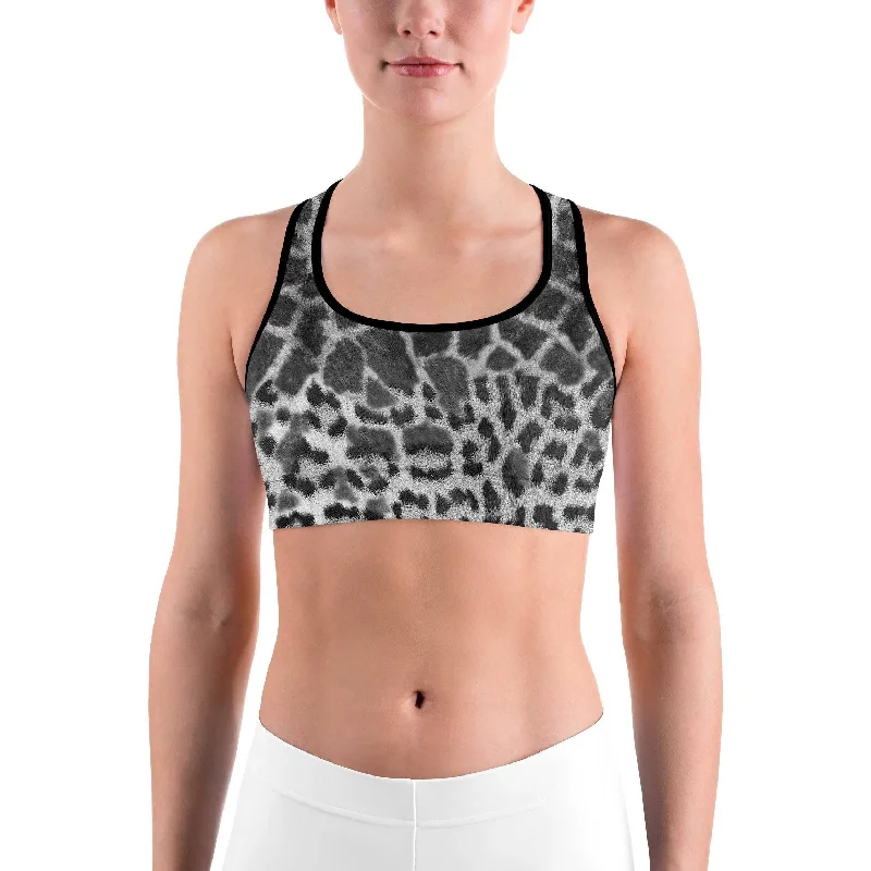 Giraffe & Leopard Skin Sports bra