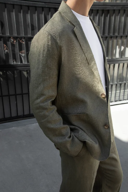 100% LINEN BLAZER