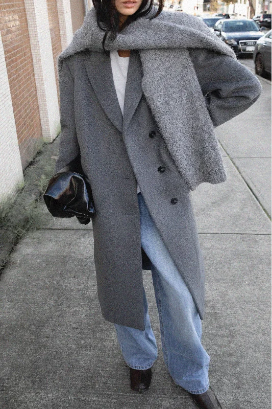 OVERSIZED WOOL-BLEND COAT