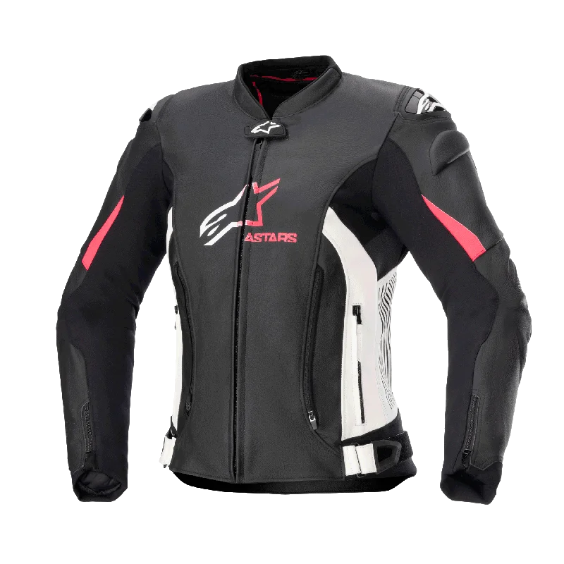 Women Stella GP Plus V4 Leather Jacket