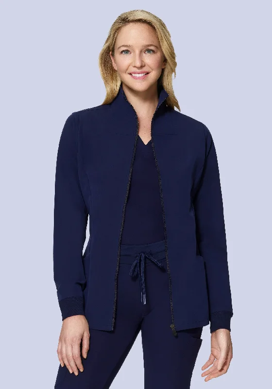 Women's Modern Scrub Jacket Navy