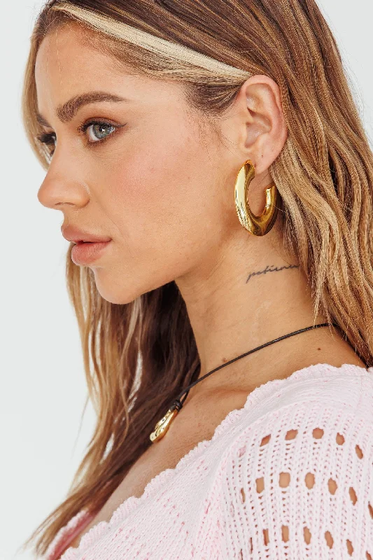 Hailie Chunky Hoops Gold