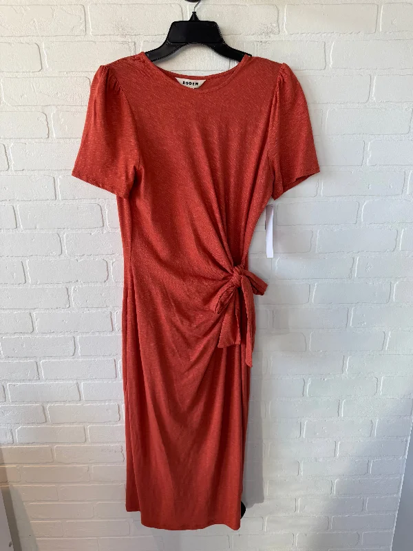 Dress Casual Maxi By Boden In Orange, Size: M