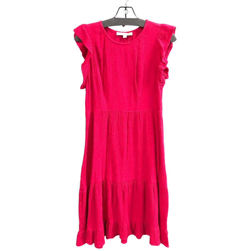 Dress Casual Maxi By C And C In Pink, Size: M