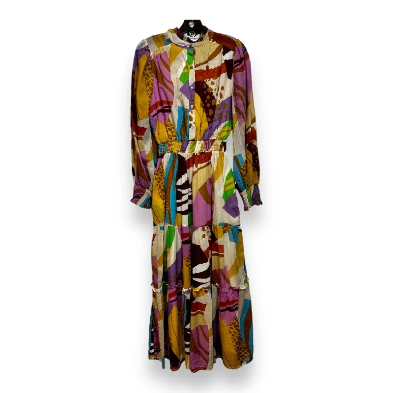 Dress Casual Maxi By Fate In Multi-colored, Size: S