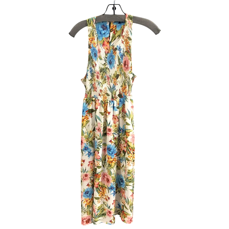 Dress Casual Maxi By Forever 21 In Floral Print, Size: M