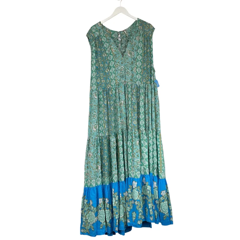 Dress Casual Maxi By Free People In Blue, Size: Xl