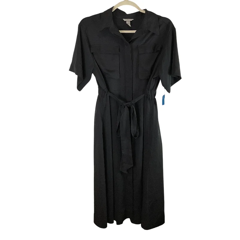 Dress Casual Maxi By H&m In Black, Size: Xl