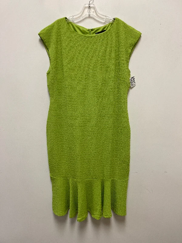 Dress Casual Maxi By New York And Co In Green, Size: 2x