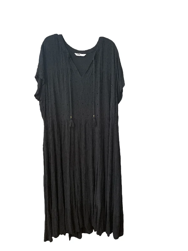 Dress Casual Maxi By Sonoma In Black, Size: 3x