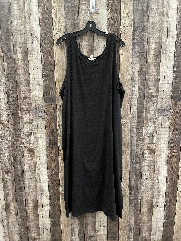 Dress Casual Maxi By Terra & Sky In Black, Size: 3x