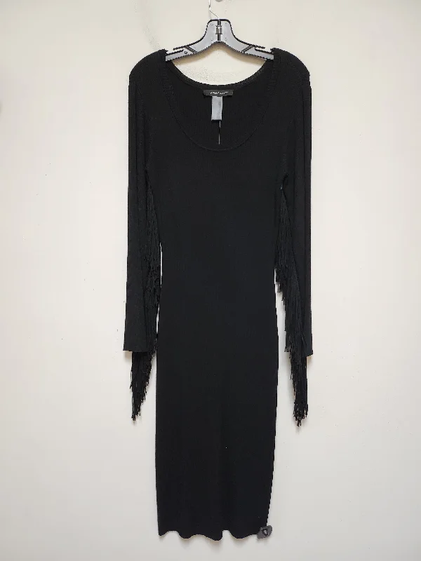 Dress Casual Midi By Ashley Stewart In Black, Size: Xl