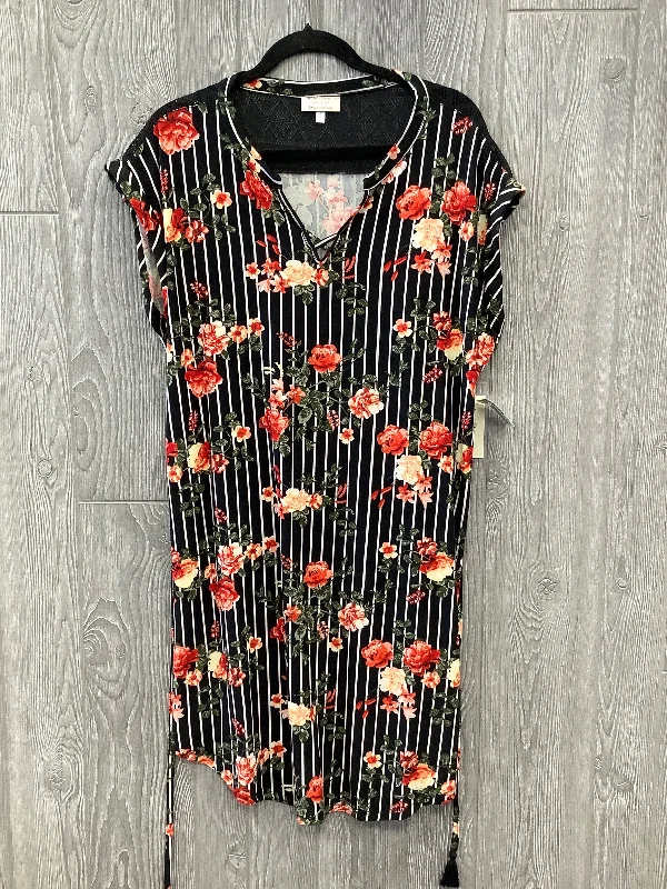 Dress Casual Midi By Bobbie Brooks In Floral Print, Size: 1x