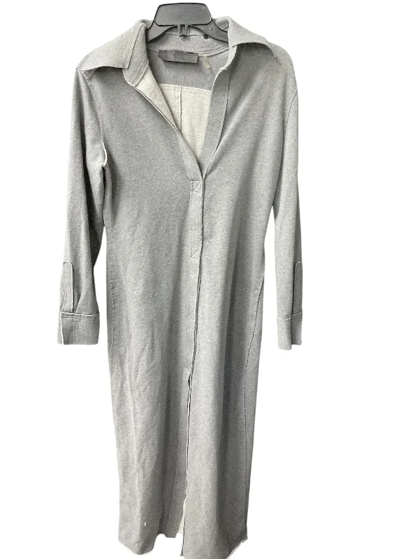 Dress Casual Midi By Norma Kamali In Grey, Size: M