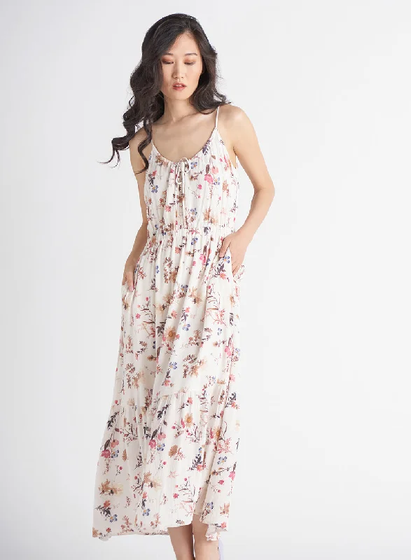 Tie Front Maxi