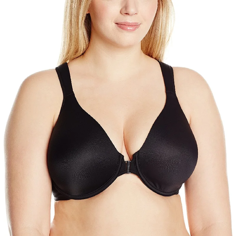 Leading Lady Womens Front-Hook Lightly Lined T-Back Underwire Bra