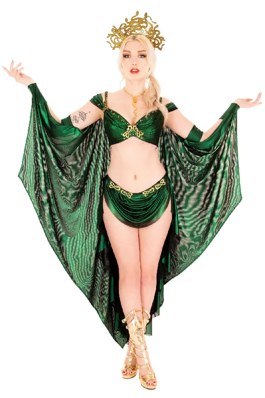 Medusa Bra with Cape and Cuffs