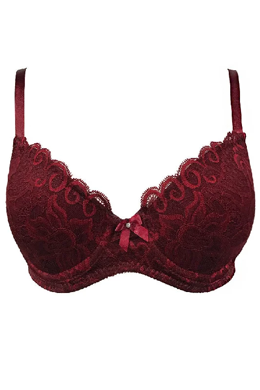 Scarlet Lace Molded Cup Bra