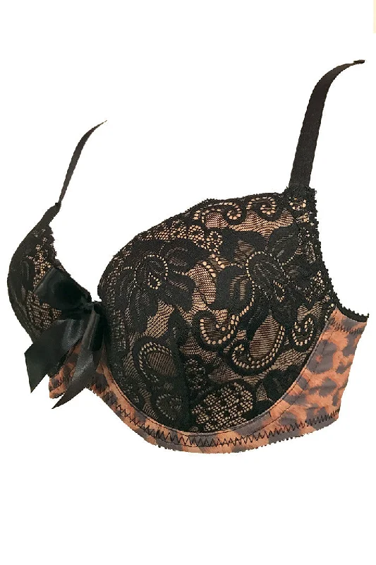 Scarlet Leopard Molded Cup Bra