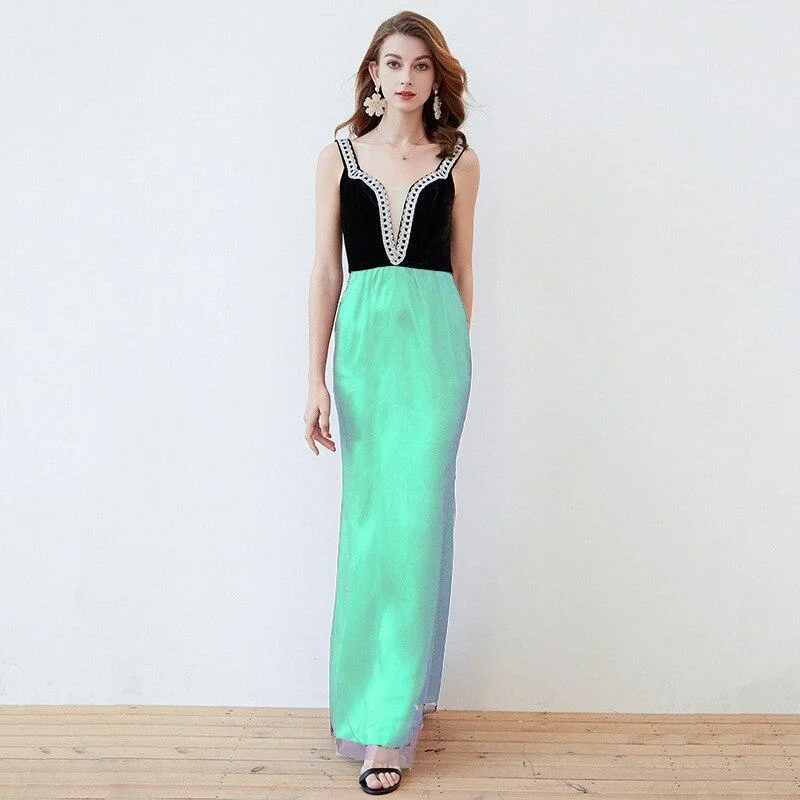 FashionSierra - Sexy Split Elegant Maxi Long Party Prom Dress