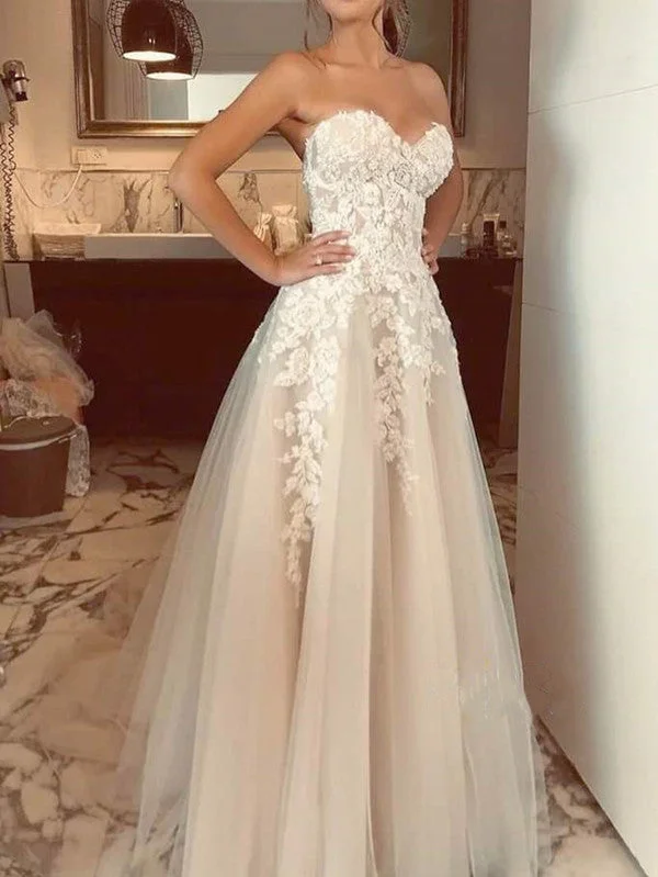 Newest Lace Fashion Wedding Dresses,A-line 2020 Wedding Dresses